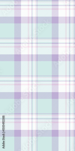 Small pattern check texture, symmetry textile seamless background. Luxurious vector plaid tartan fabric in light and white colors.