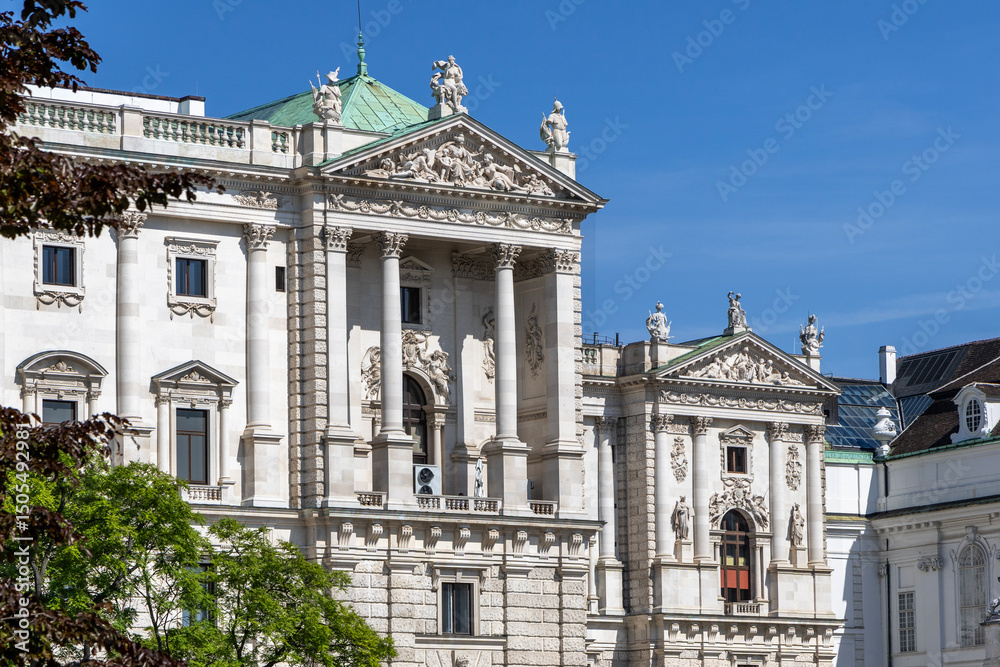 Obraz premium Facades of historical buildings Austria, Vienna