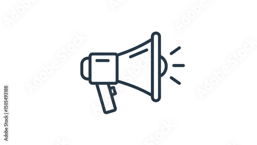 Megaphone icon — symbol of promotion or campaign launch.