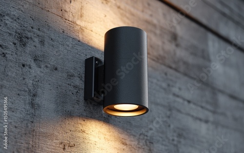 Modern outdoor wall light fixture