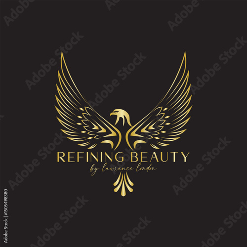Bold Phoenix logo with a fiery, rising bird design symbolizing rebirth, power, and resilience—ideal for startups, fitness brands, and visionary companies striving for transformation.
