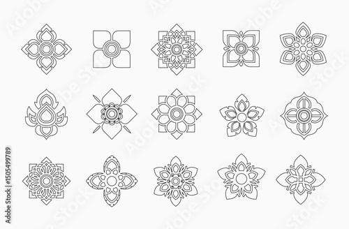 Coloring Vector Image Page, Flowers coloring pictures