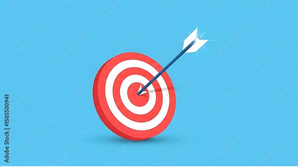 Target with arrow icon — goal or precision marketing. Target with arrow icon — goal or precision marketing.