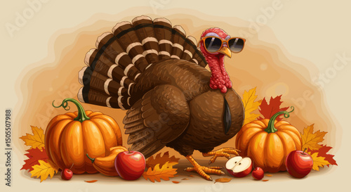 Dancing Turkey: A Fun and Quirky Thanksgiving Character