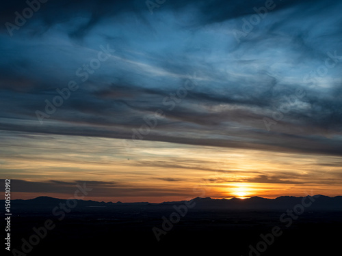 Tramonto Fotografato dalle Campagne di Sardegna