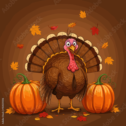 Dancing Turkey: A Fun and Quirky Thanksgiving Character