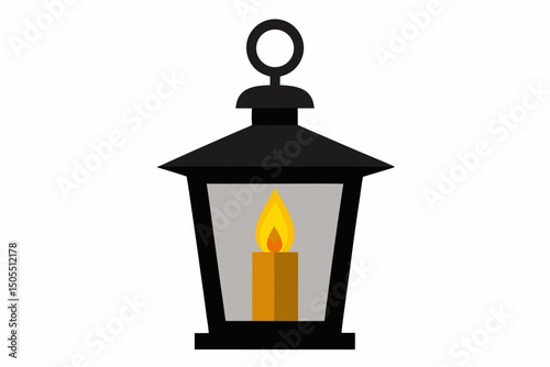 lantern with candle