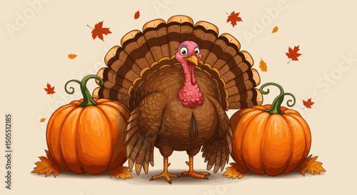 Dancing Turkey: A Fun and Quirky Thanksgiving Character