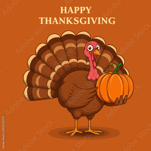 Thanksgiving Turkey with Sunglasses and a Fun Vibe
