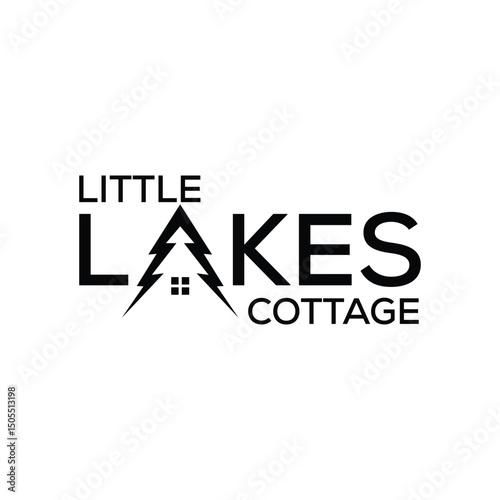 Charming Likes Cottage logo with a cozy cottage icon and natural elements, symbolizing warmth, comfort, and countryside living—perfect for vacation rentals, homestays, or rural brands.
