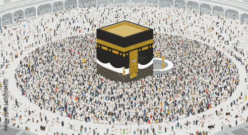 Exploring the Artistic Depictions of the Kaaba: A Visual Journey