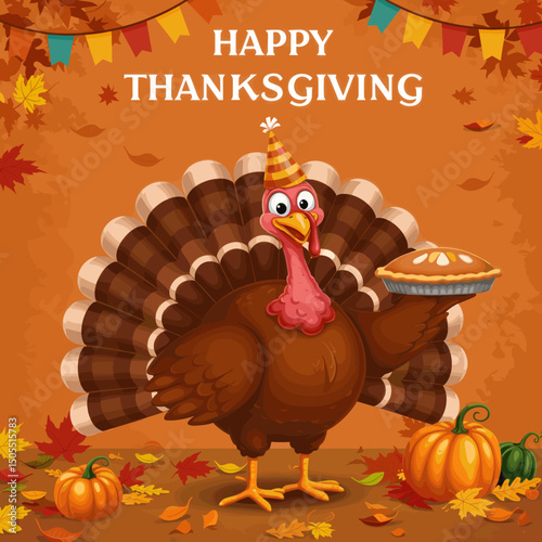Let's Eat! Thanksgiving Turkey Ready to Celebrate