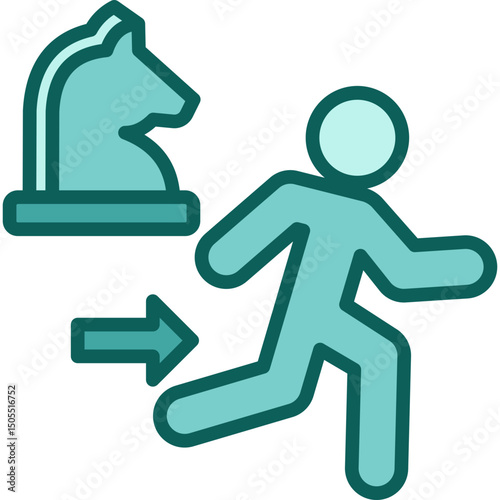 Strategic Agility solid icon