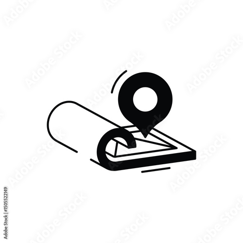 Location Map Icon vector