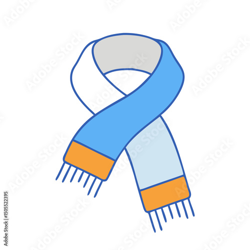 Scarf vector illustration