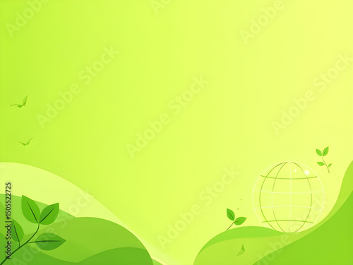 Environment background, Eco-friendly background, Nature landscape, Green earth background, Sustainable theme, Clean energy background, Green field background, Eco scene, Forest background, Save the pl