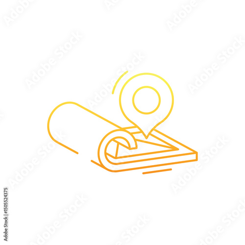 Location Map Icon vector