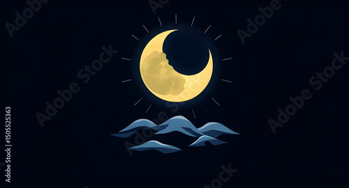 Moon icon, Moon vector, Moon illustration, Full moon, Crescent moon, Half moon, New moon, Moon phases, Lunar cycle, Night sky moon, Realistic moon, Cartoon moon, Flat moon design, Moon silhouette, Moo