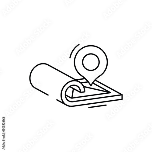 Location Map Icon vector