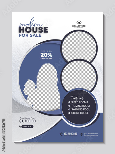 Real Estate Poster Brochure Flyer Design Template