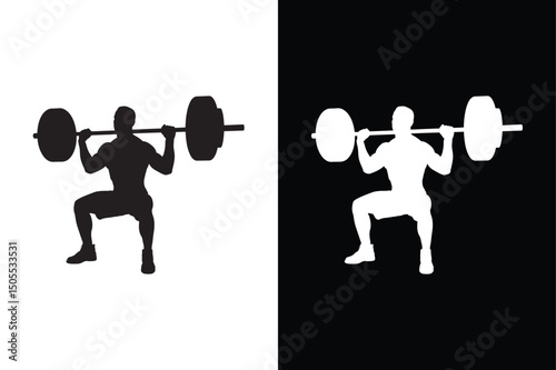 Bench Press icon vector on White Background ,Vector Art Illustration on white background.