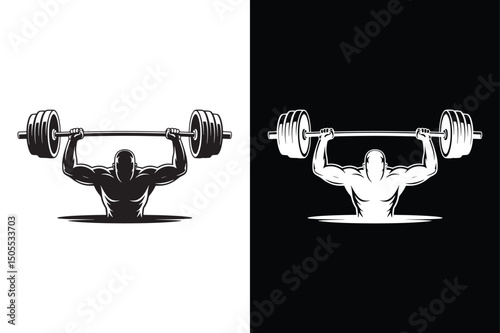 Bench Press icon vector on White Background ,Vector Art Illustration on white background.