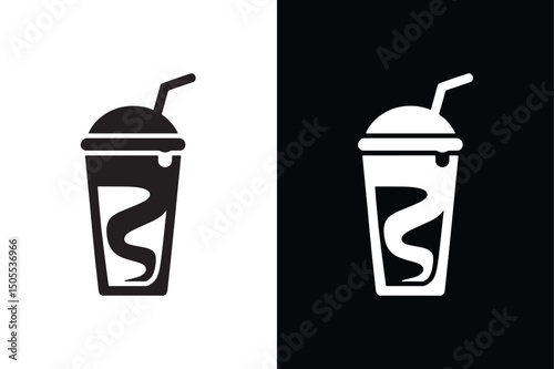 Protein Shake icon vector on White Background ,Vector Art Illustration on white background.