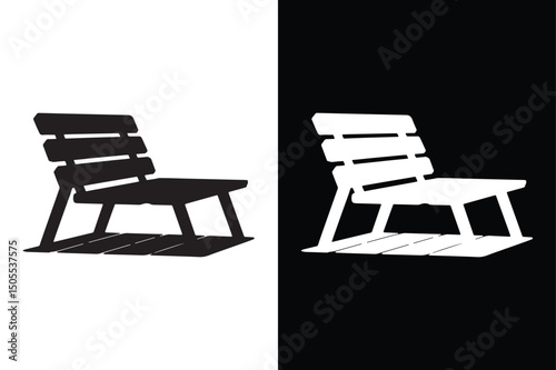 Incline Bench icon vector on White Background ,Vector Art Illustration on white background.