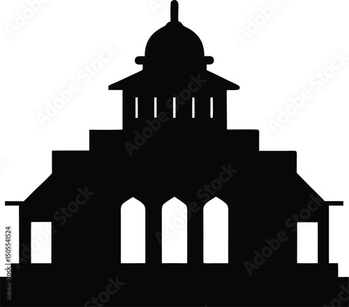 taj mahal vector illustration