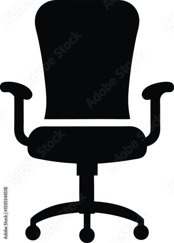 black office chair