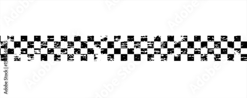Black and white checkered rectangular frame. Square racing checkerboard pattern. Chessboard geometric pattern. Rally checkerboard pattern. Finish racing frame.