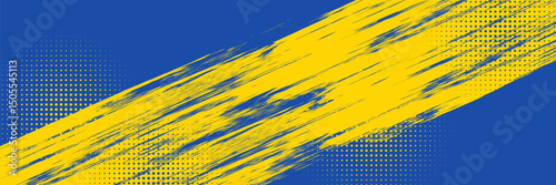 blue and yellow abstract grunge texture background. vector ilustration