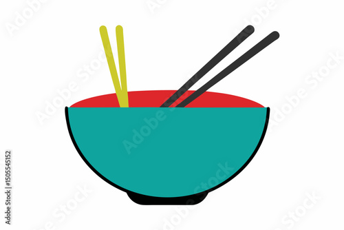 bowl with chopsticks
