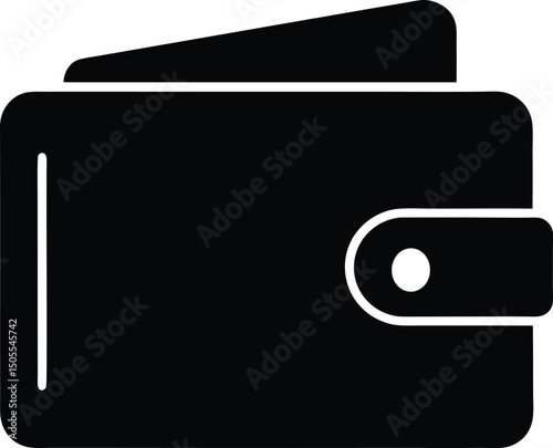 black leather wallet