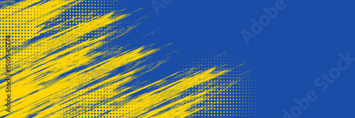 blue and yellow abstract grunge texture background. vector ilustration