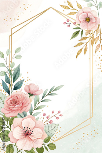 A Luxurious White & Gold Invitation Design with Sparkling Balloons and Elegant