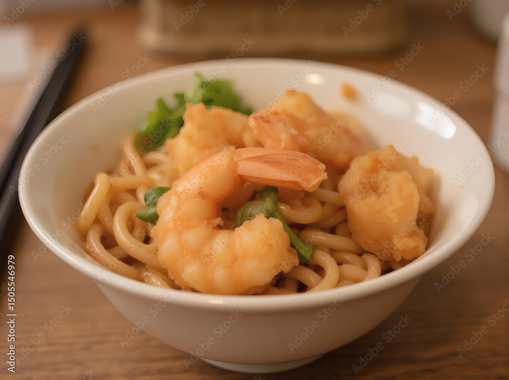 Shrimp Tempura Udon Noodle Bowl Shrimp Tempura Udon Noodle Bowl