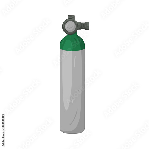 Illustration of Oxygen Tank