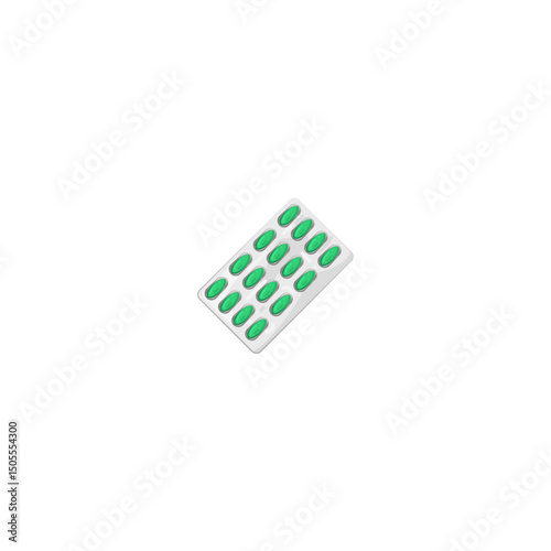 Illustration of capsule blister 