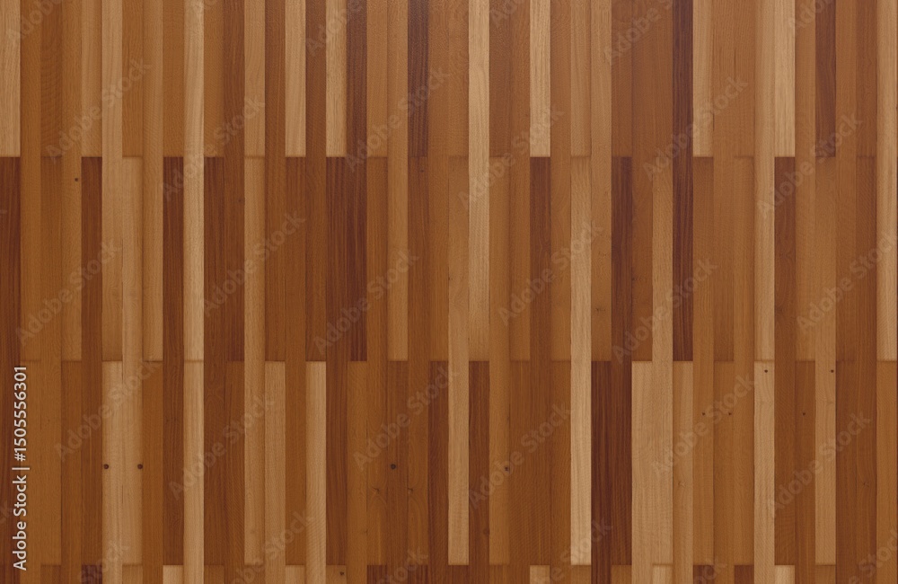 Fototapeta premium Refined Wood Strip Texture – Seamless 6K Surface for Modern Design Projects