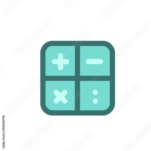 math calculate , calculator flat icon
