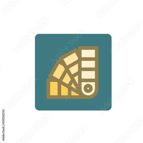 rotary ruler stationery elegant icon