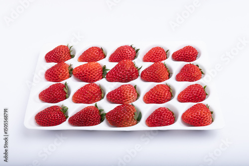 Fototapeta Naklejka Na Ścianę i Meble -  Fresh strawberry fruits