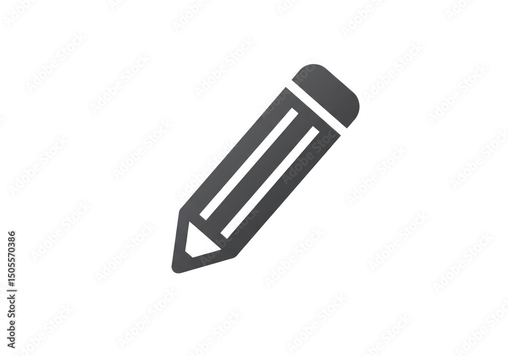 Gray Pencil Icon Tool For Writing and Drawing Transparent Background Gray Pencil Icon Tool For Writing and Drawing Transparent Background