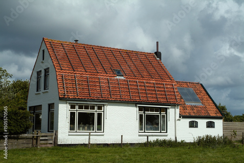 Wallpaper Mural Panneau solaire , Maison, Ile Texel Pays Bas Torontodigital.ca