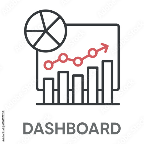 dashboard concept simple design icons, simple style design inspiration for any interface and purpose suitable for symbols and more