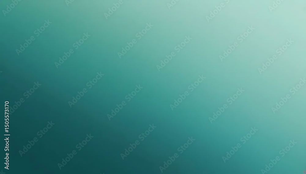 Obraz premium A serene, calming gradient of teal and turquoise evokes a sense of tranquility and flow.