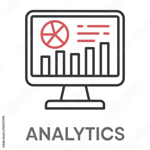 analytics concept simple design icons, simple style design inspiration for any interface and purpose suitable for symbols and more