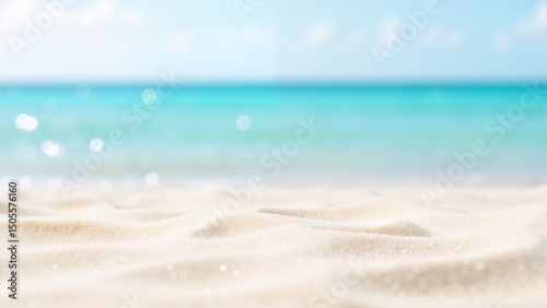 Paradise Beach Serenity Clear Turquoise Water and Fine Sand