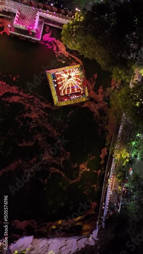 Kovilpatti, Tamilnadu, India, April 13 2025 : Chariot Festival | Panguni Chariot Festival at  Poovananathar Temple.